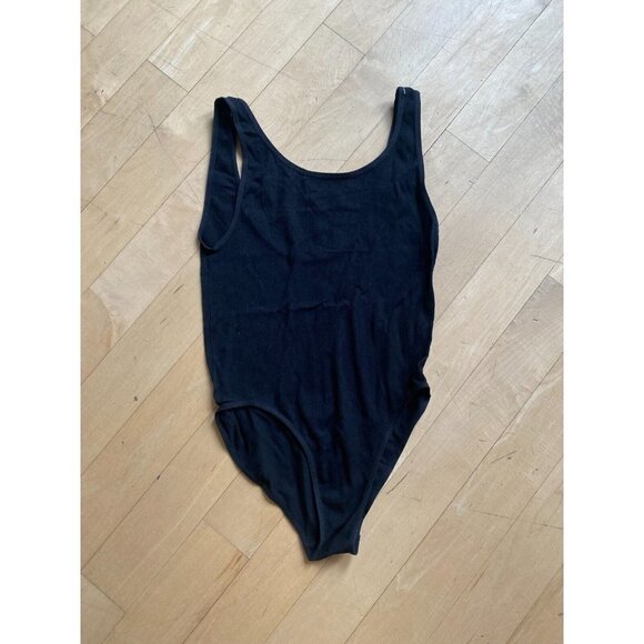 BP BNWOT womens black low back bodysuit sz large full back - Picture 2 of 6